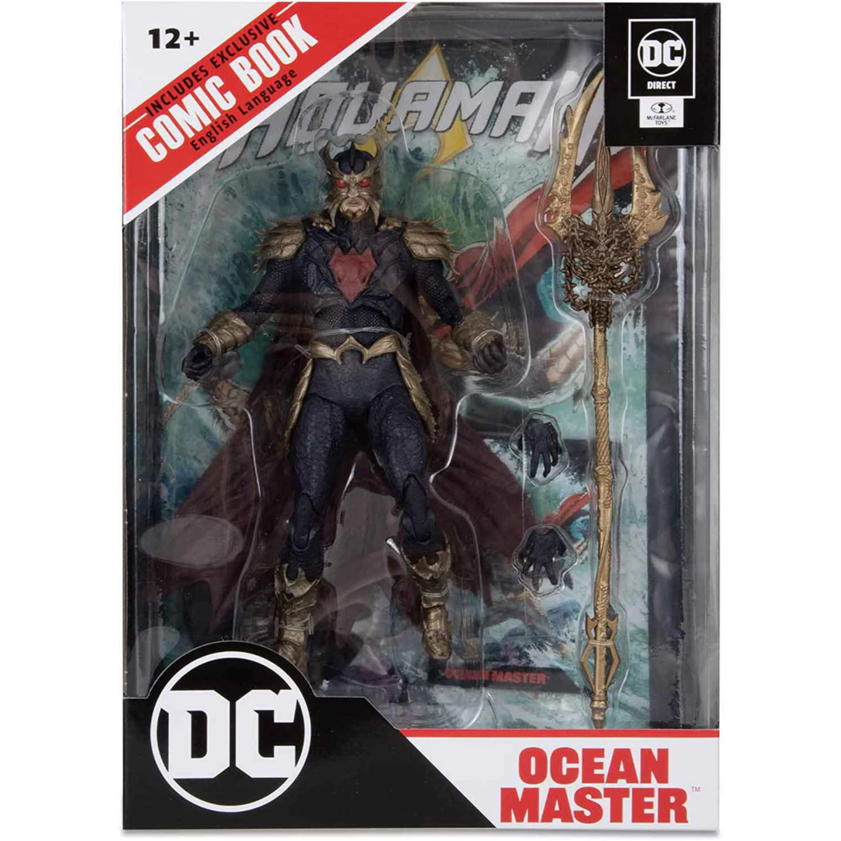 McFarlane Toys DC DIRECT 7" FIG W/ COMIC AQUAMAN - OCEAN MASTER