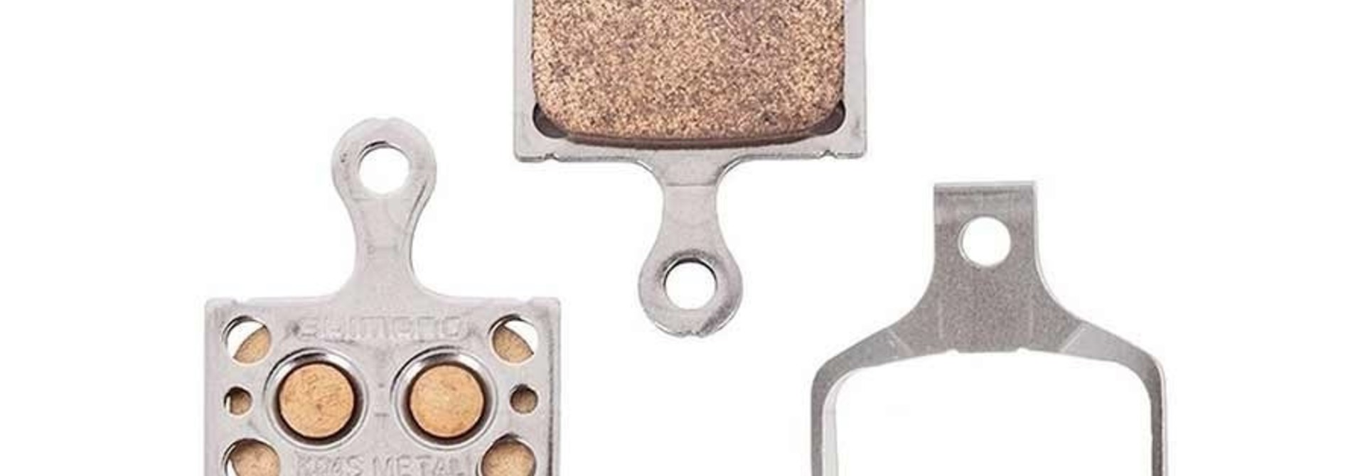 Shimano, K04Ti, Disc Brake Pads, Shape: Shimano K-Type/L-Type, Metallic, Pair