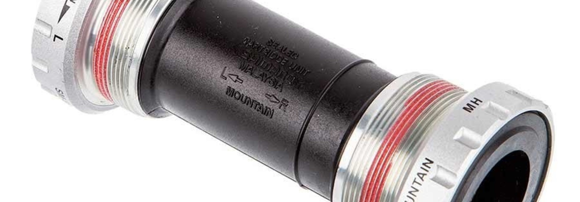 Shimano, Deore SM-BB52, Hollowtech II bottom bracket, BSA, 68/E/73mm, 24mm, Steel, Silver, ESMBB52B
