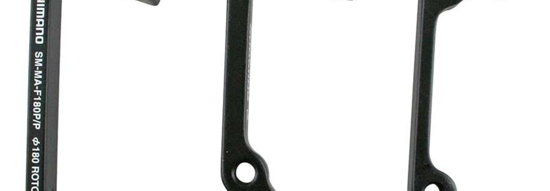Shimano, SM-MA-R160P/S, Disc brake adapter for Post Mount caliper, Rear, ISO frame, 160mm rotor