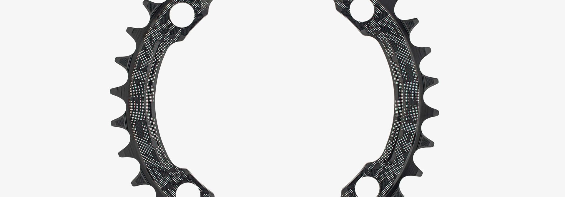 Race Face, Narrow Wide Chainring, Black, 10-12s, 104 (Not compatible with Shimano 12sp)
