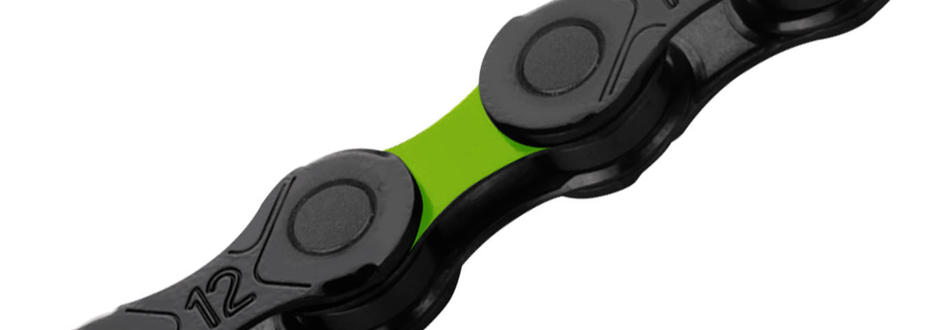 KMC, DLC 12, Chain, Speed: 12, 5.2mm, Links: 126, Green (SRAM Eagle Compatible)