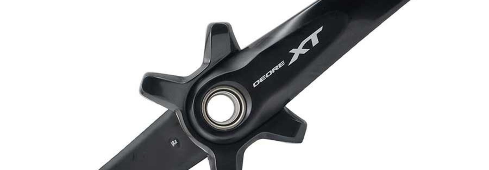 Shimano, XT FC-M8000-B1, Crankset, 11 sp., 175mm, No ChainringT, BCD:96, H2, 68/73mm, 53mm, Black