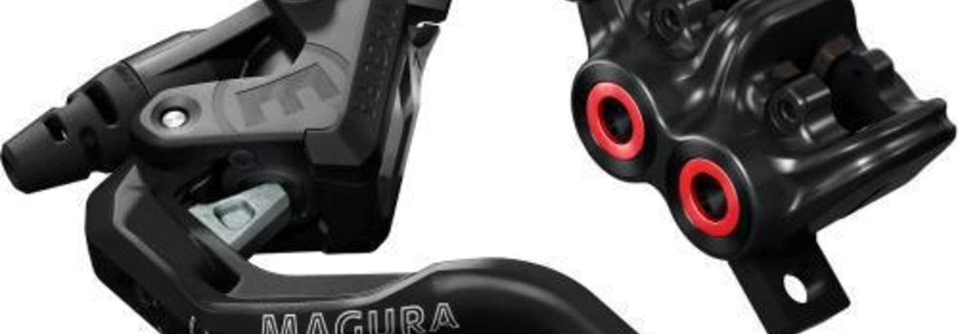 Magura MT5 Disc Brake HC1 Brake Lever - Black and Red (fits Front or Rear, Flip-Flop)