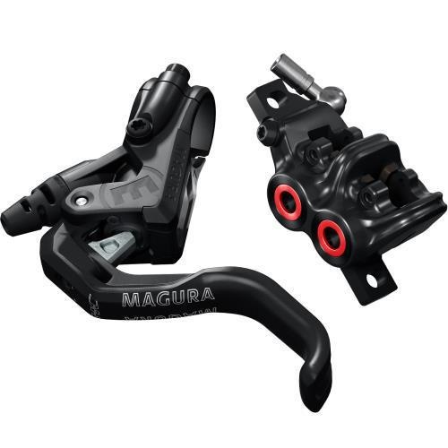 Magura MT5 Disc Brake HC1 Brake Lever - Black and Red (fits Front or Rear, Flip-Flop)-1