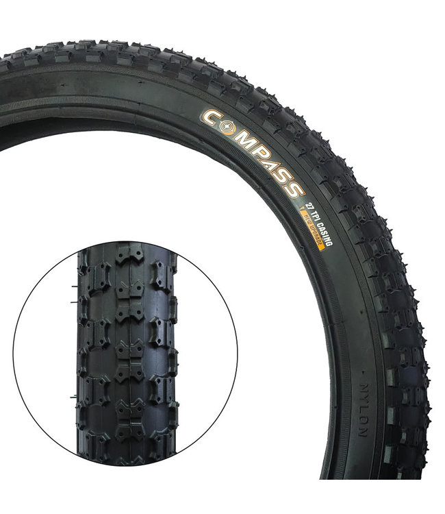 DAMCO DAMCO TIRE COMPASS 18 X 2.125 BLACK