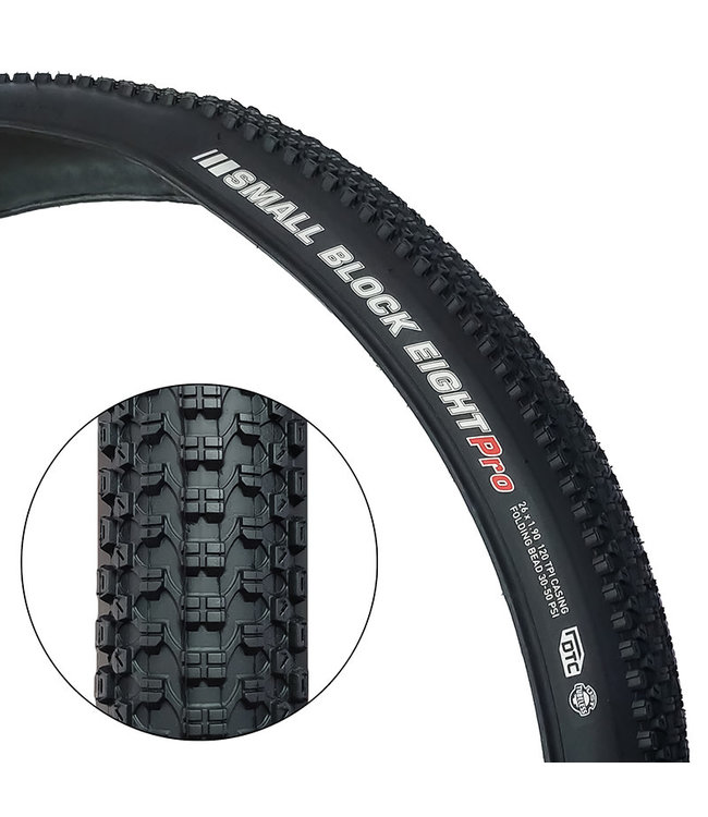 KENDA KENDA TIRE SMALL BLOCK 8 26 X 1.90 [TUBELESS READY]  (FOLDING)