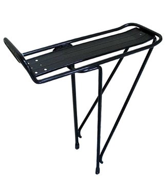 DAMCO REAR RACK CARRIER WITH PLATE (MATT BLACK)