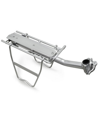 DAMCO REAR RACK ON SEAT POST DELUX (SILVER)