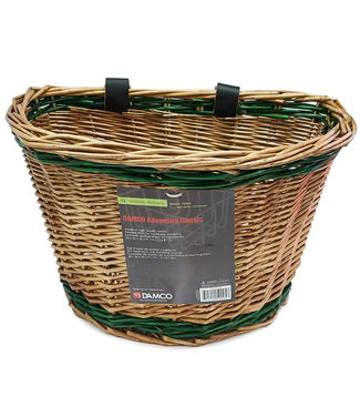 DAMCO FRONT BASKET DAMCO ADVENTURE CLASSIC OSIER FONCE