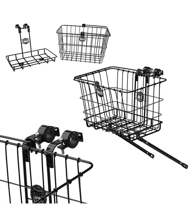 WALD FRONT BASKET WALD #3339GB COMBO (BLACK)