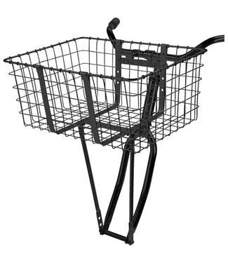 WALD FRONT BASKET WALD #157-B/GB FOR DELIVERY (BLACK)