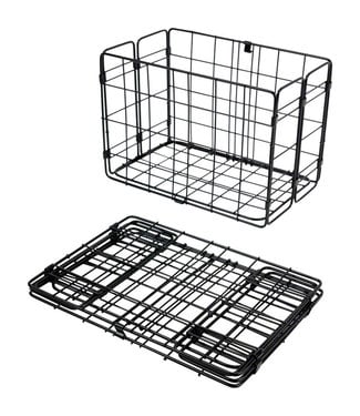 WALD REAR BASKET WALD #582BL FOLDING SIDE (BLACK)