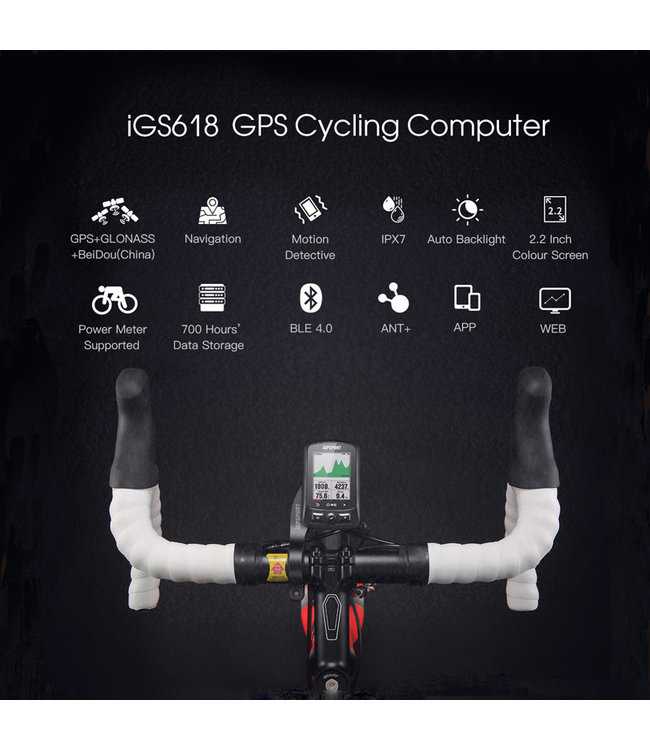 IGPSPORT IGPSPORT IGS618 GPS CYCLING COMPUTER