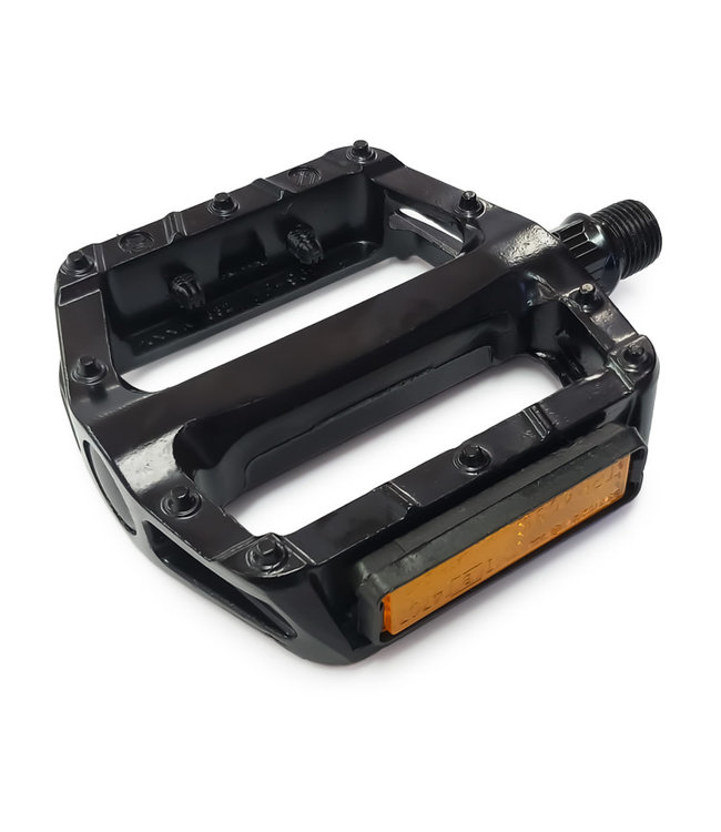 DAMCO DAMCO PEDAL ALLOY BLACK W/REFLECTOR (9/16")