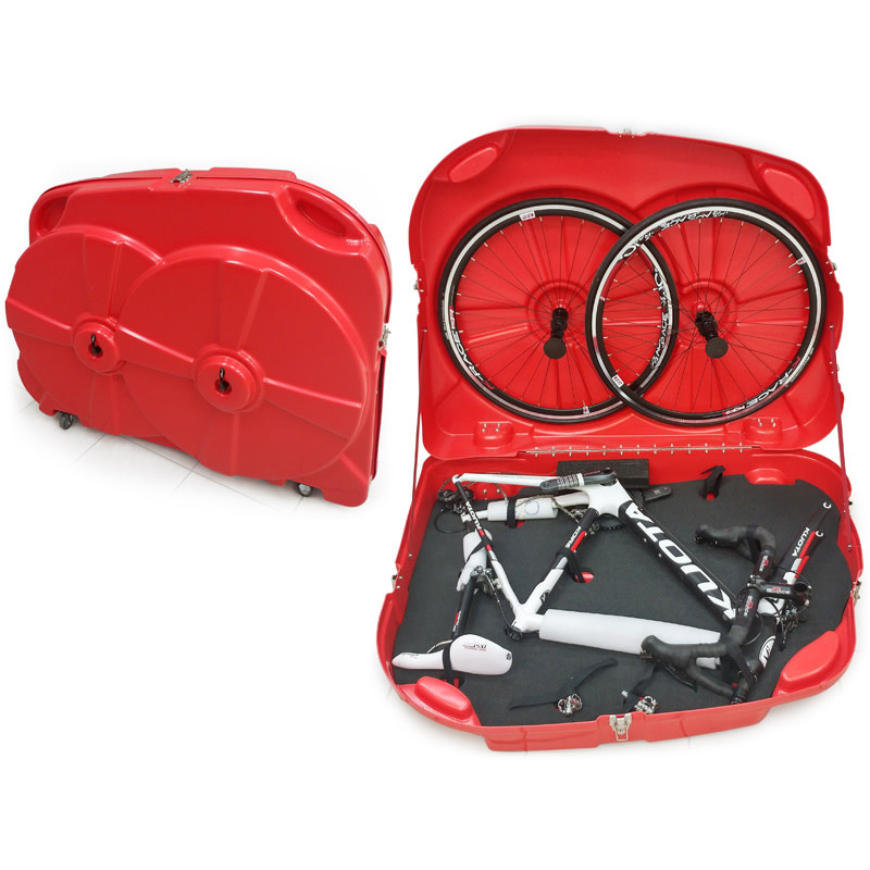 DAMCO DAMCO TRAVEL BIKE CASE (RED) HIGHLANDS BIKES