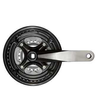 PROWHEEL PROWHEEL BLACK ALLOY 170MM BLACK CRANKSET WITH GAURD