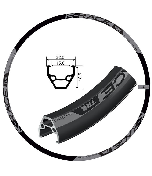 K-RACE K-RCEKR700C TRK [DISC]29" / 700 DISC RIMS