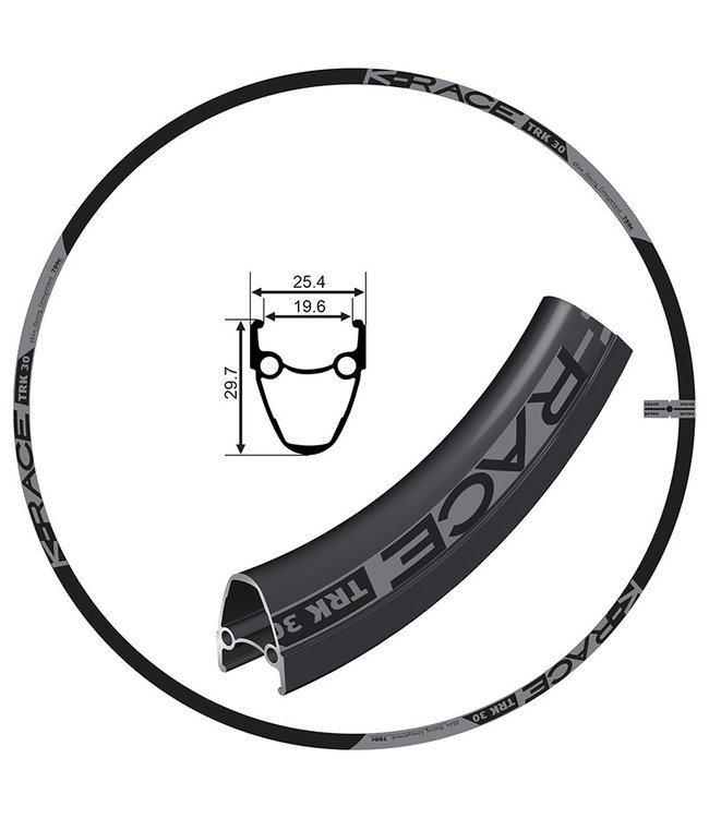 K-RACE K-RCEKR700C TRK 30 [DISC]29" / 700 DISC RIMS