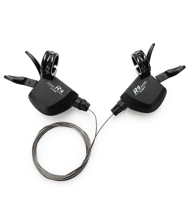 MICROSHIFT MICROSHIFT R9 SL-R859-2 (9SP) ROAD SHIFTERS FOR FLAT BARS