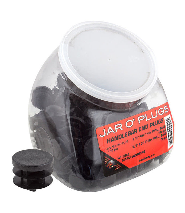 WHEELS MANUFACTURING WHEELS MANUFACTURING JAR 'O PLUGS - HANDLEBAR END PLUGS BAR END PLUGS