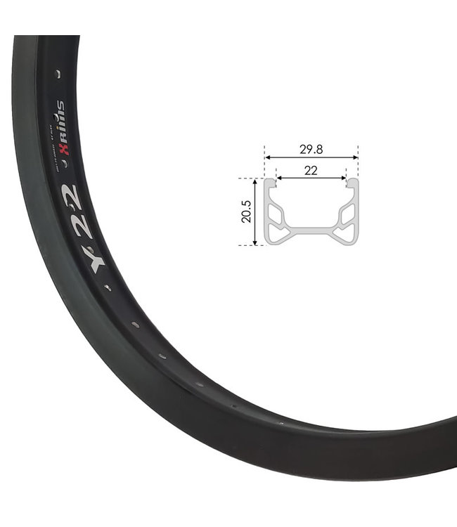 ALEXRIMS ALEXRIMS 20" X 1.75 Y-22 BMX RIMS