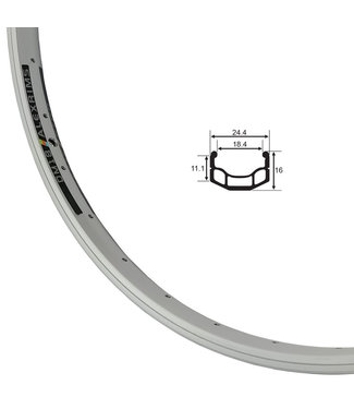 ALEXRIMS ALEXRIMS700C DM18 (DOUBLE WALL) 700C HYBRID/CYCLECROSS RIM