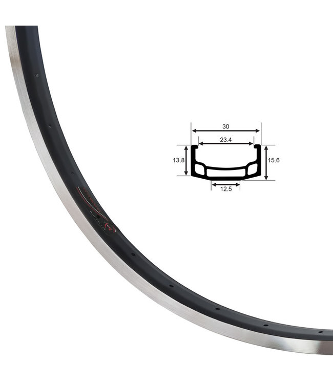 DAMCO DAMCO 700C WIDE (DOUBLE WALL) [CNC]700C ROAD RIMS