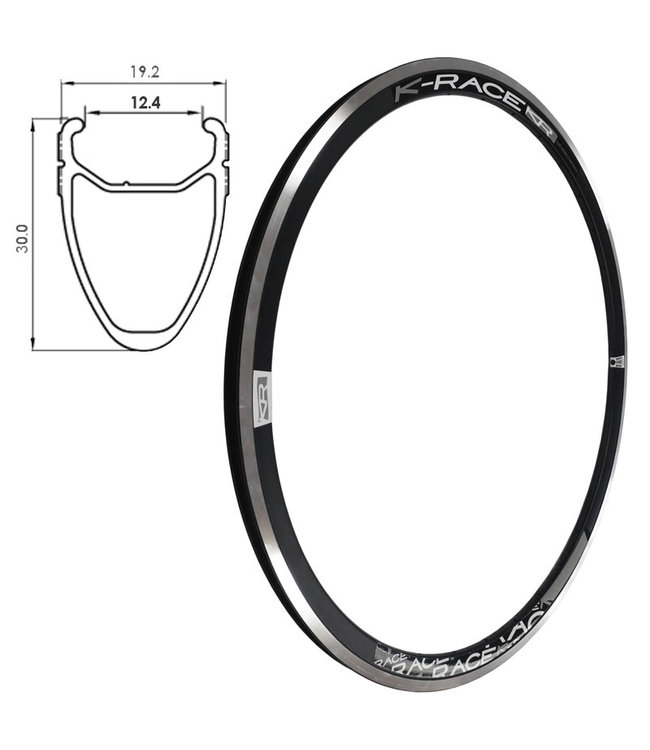 K-RACE K-RCEKR 700C K-RACE [CNC] 700C ROAD RIMS