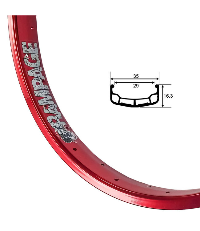 STOLEN STLNBLKES 20" RAMPAGE  BMX RIMS