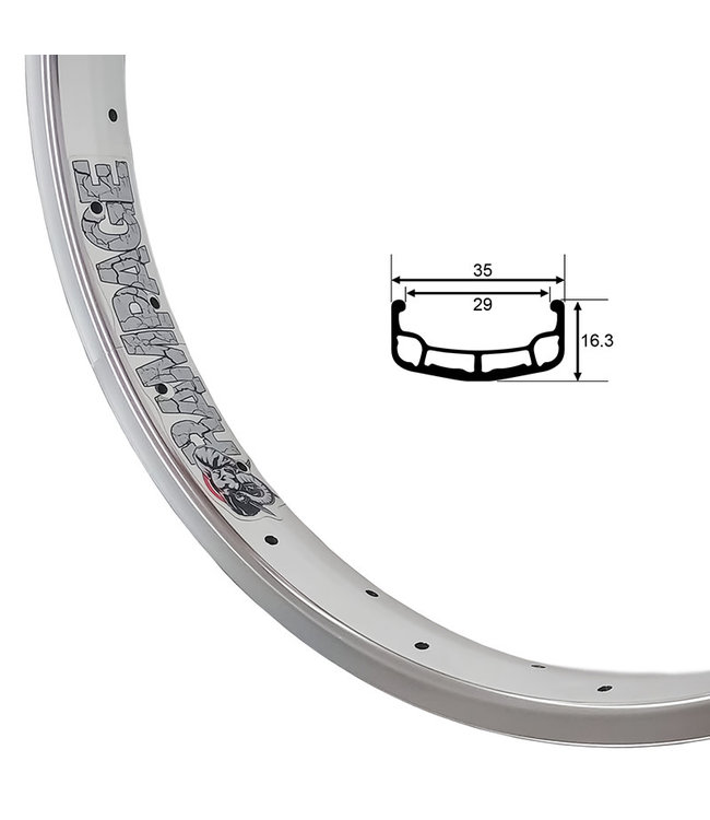 STOLEN STLNBLKES 20" RAMPAGE  BMX RIMS