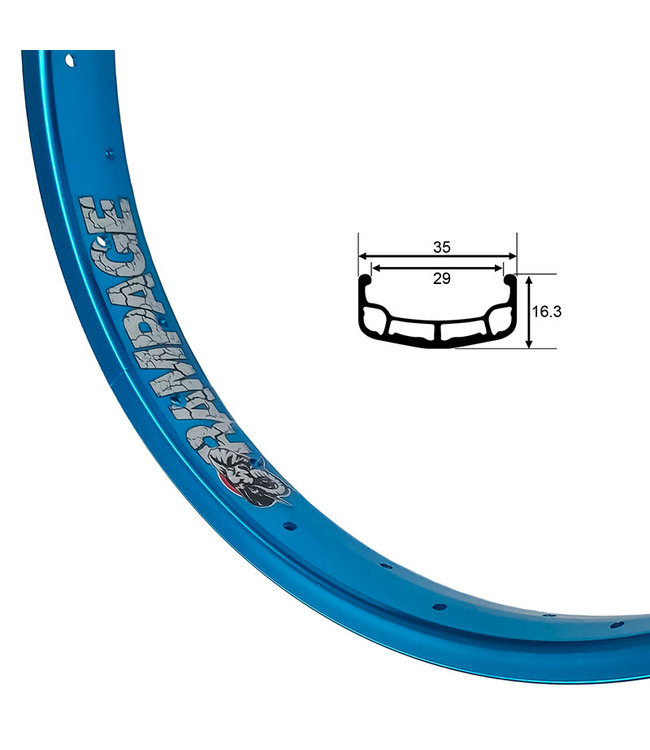 STOLEN STLNBLKES 20" RAMPAGE  BMX RIMS