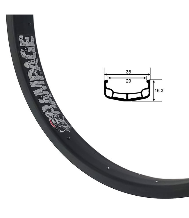 STOLEN STLNBLKES 20" RAMPAGE  BMX RIMS