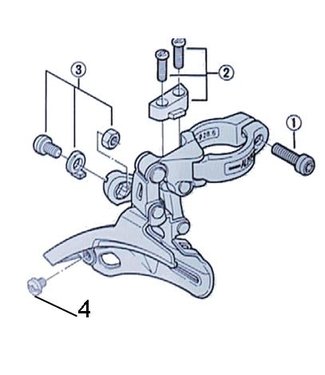 SHIMANO SHIMANO FOR ALL MODEL FRONT DERAILLEURS EXPLODED VIEWS