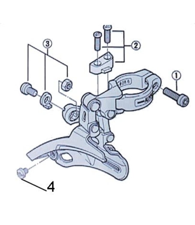 SHIMANO SHIMANO FOR ALL MODEL FRONT DERAILLEURS EXPLODED VIEWS