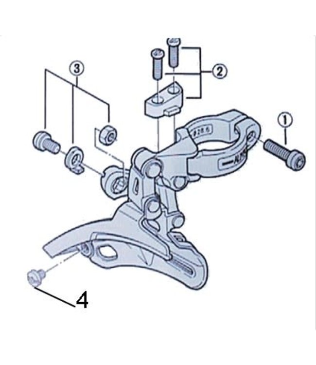 SHIMANO SHIMANO FOR ALL MODEL FRONT DERAILLEURS EXPLODED VIEWS