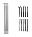 PILLLAR PILLLAR  BLADED BLACK J-BEND (5 SPOKES) SPOKES