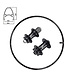 K-RACE K RACE 27.5"/650B MTB-30 DISC BLACK (WHEEL SET)27.5'' / 650B DISC WHEELS