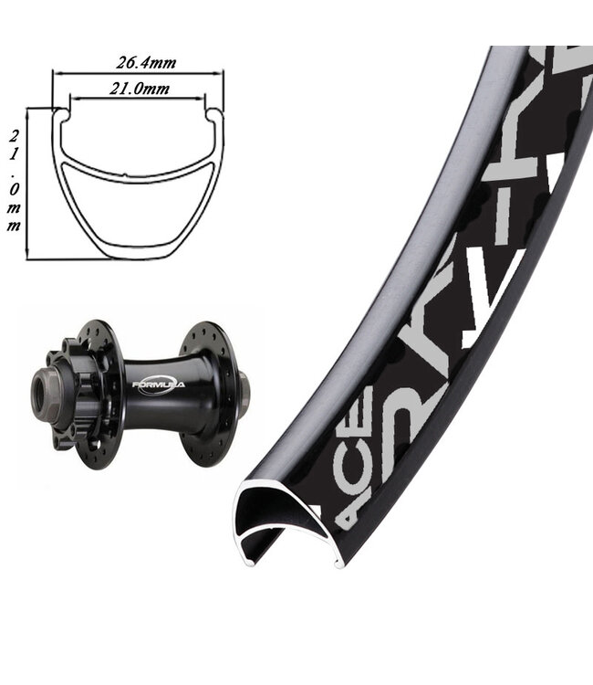 K RACE 27.5"/650B K-RACE DISC BLACK27.5'' / 650B DISC WHEELS