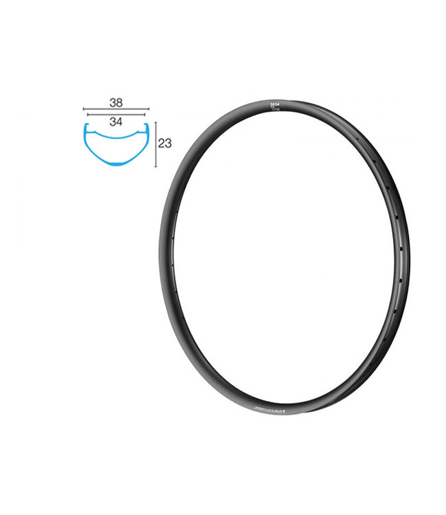 AMERICAN CLASSIC AMERICON 27.5"/650B ALLY 3834 BLACK (TUBELESS)27.5'' / 650B DISC WHEELS