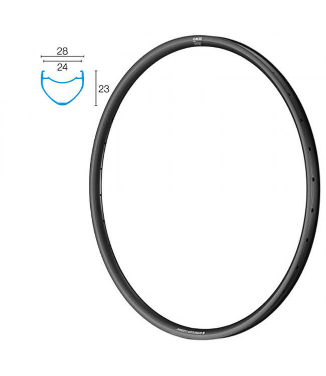 AMERICAN CLASSIC AMERICON 27.5"/650B ALLY AM28 DISC BLACK (TUBELESS)27.5'' / 650B DISC WHEELS