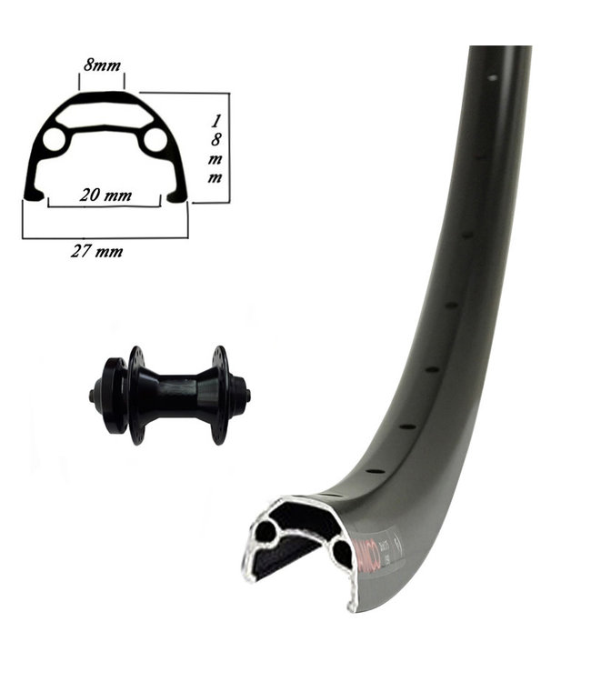 DAMCO DAMCO 24" DAMCO DISC BLACK24" DISC WHEELS