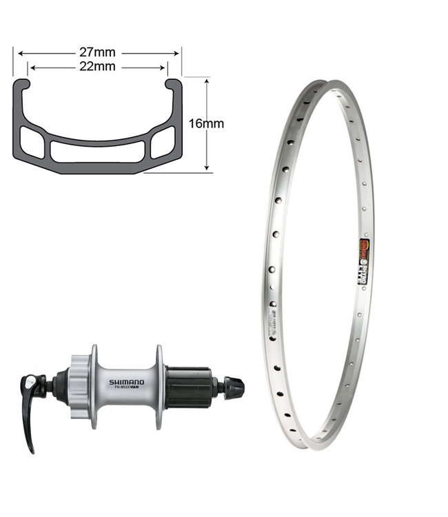 SUN RIMS SUN 26" RHYNO LITE DISC SILVER26" DISC WHEELS