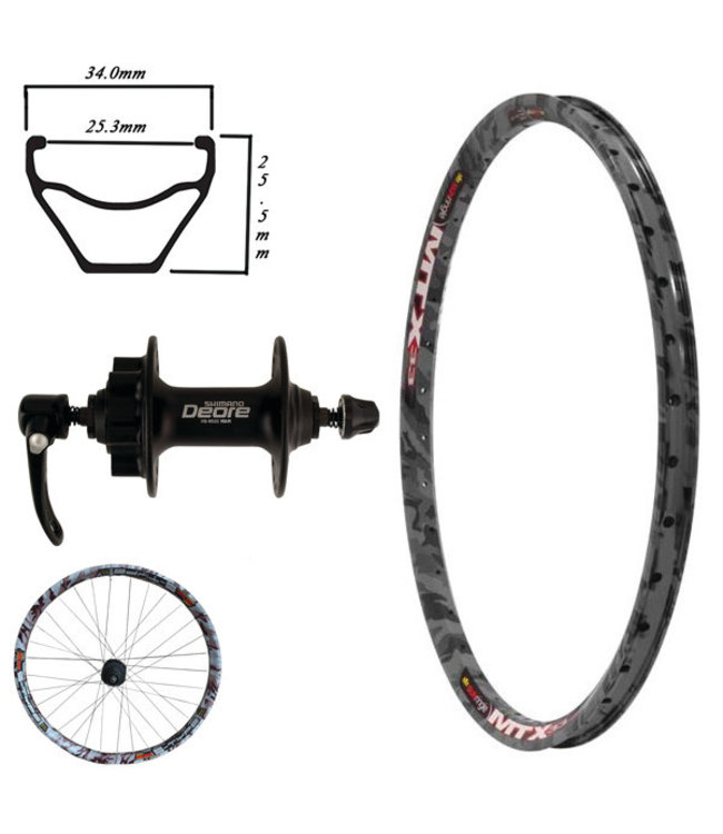SUN RIMS SUN 26" MTX S-TYPE DISC CAMO26" DISC WHEELS
