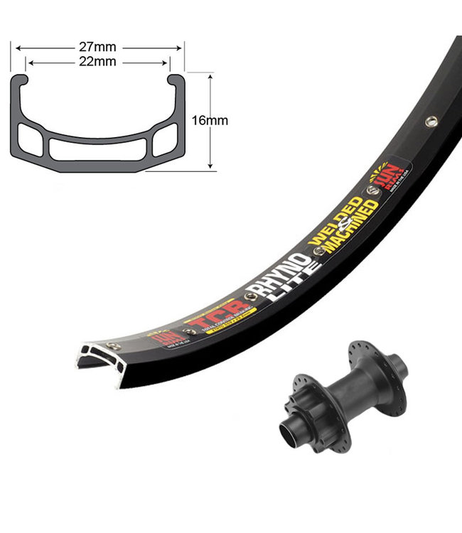 SUN RIMS SUN 26" RHYNO LITE DISC BLACK26" DISC WHEELS