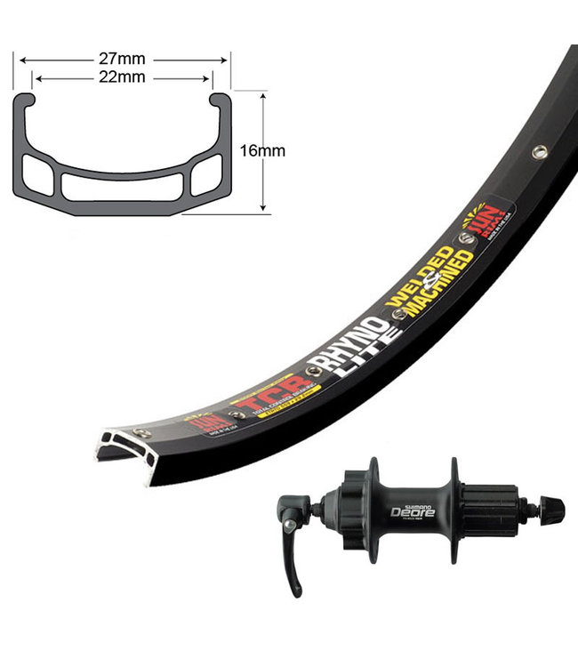 SUN RIMS SUN 26" RHYNO LITE DISC BLACK26" DISC WHEELS