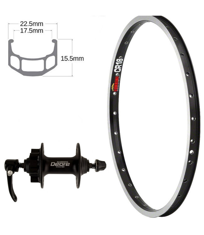 SUN RIMS SUN 26" CR-18 DISC BLACK26" DISC WHEELS