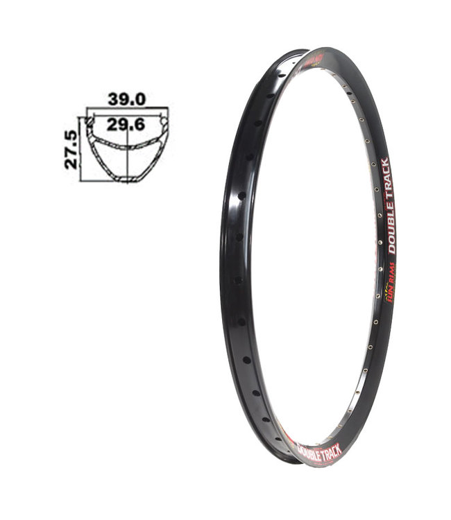 SUN RIMS SUN 26" DOUBLE TRACK BLACK26" DISC WHEELS