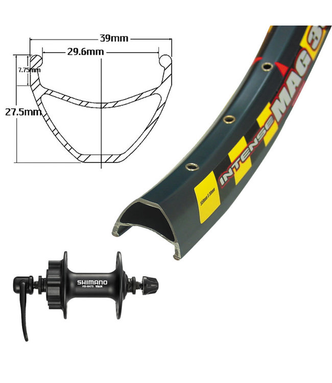 SUN RIMS SUN 26" INTENSE MAG30 DISC BLACK26" DISC WHEELS