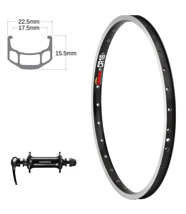 SUN 26" CR-18 BLACK26" WHEELS